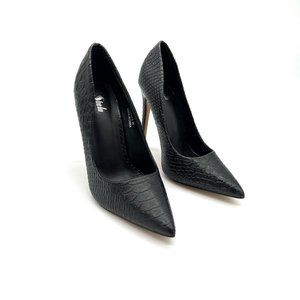 High heels stilettos pumps pointed toe office snake leather platforms sandals